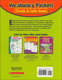 Vocabulary Packets: Greek & Latin Roots </br> Item: 124126