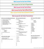 Writing Mini-Lesson Labels </br> Item: 150