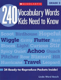 240 Vocabulary Words Kids Need to Know