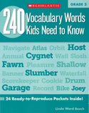 240 Vocabulary Words Kids Need to Know
