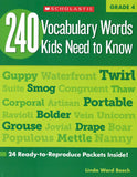 240 Vocabulary Words Kids Need to Know