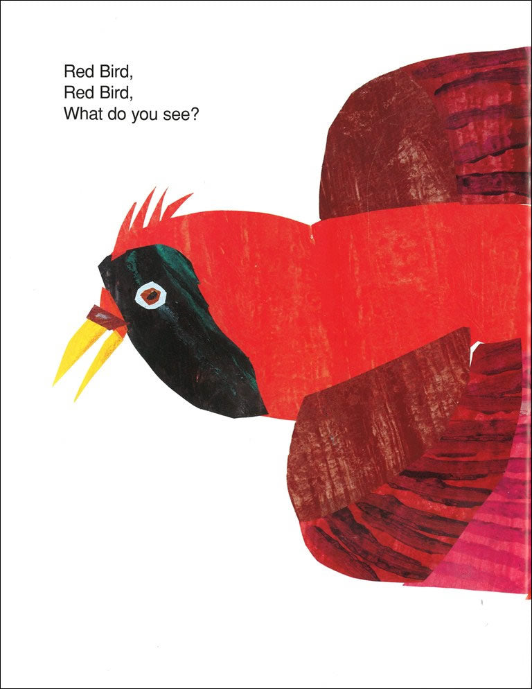 brown bear brown bear what do you see red bird