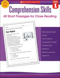 Comprehension Skills: 40 Short Passages for Close Reading