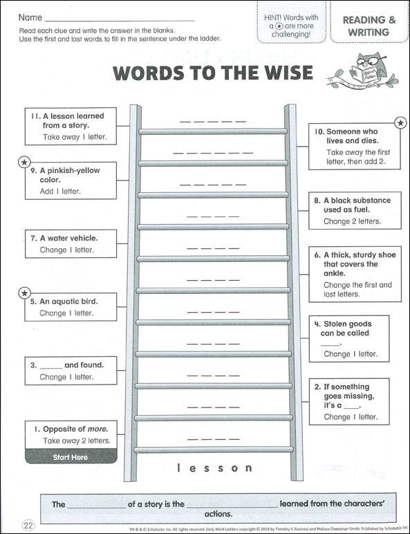 Daily Word Ladders Content Areas, Grades 46 Item 627442, 51 OFF