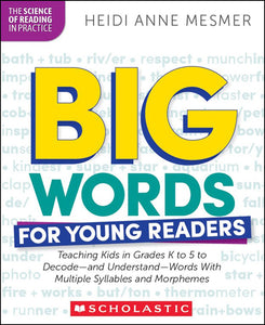 Big Words for Young Readers <br>Item: 113867