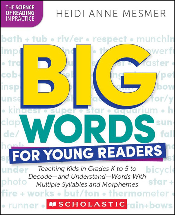 Big Words for Young Readers <br>Item: 113867