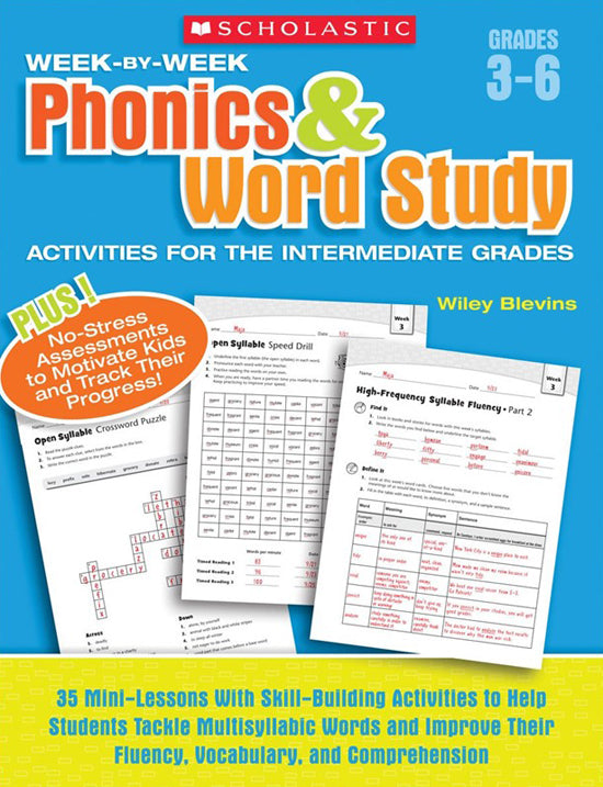 Week-by-Week Phonics & Word Study <br>Item: 465892