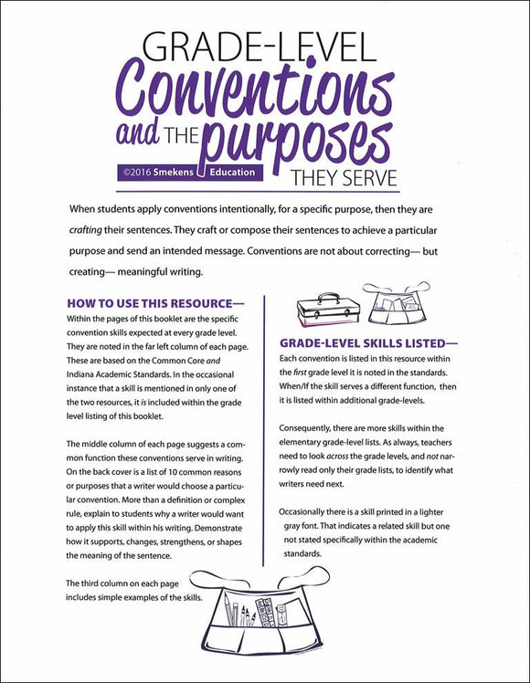 K-12 Conventions Booklet