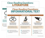 Close-Reading Questions Foldouts