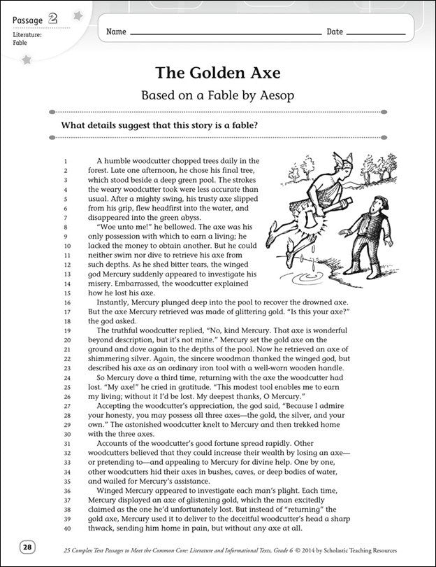 25 Complex Text Passages to Meet the Common Core – The Literacy Store