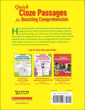 Quick Cloze Passages for Boosting Comprehension: Grades 4-6 </br> Item: 301107