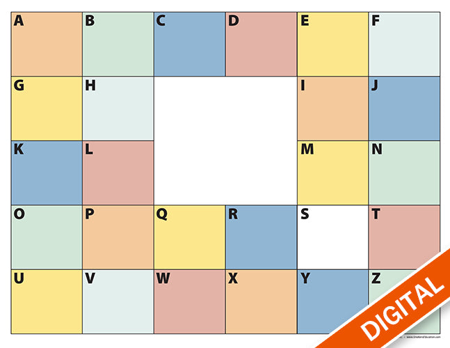 ABC Chart Classroom Poster – The Literacy Store