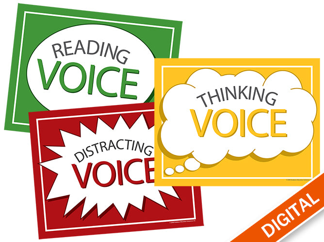 Comprehension Voice Signs – The Literacy Store