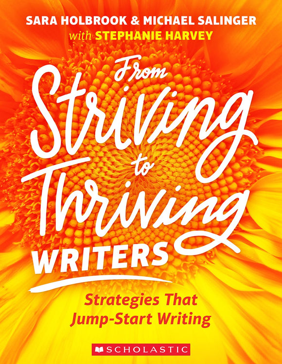 From Striving to Thriving Writers </br>Item: 321685