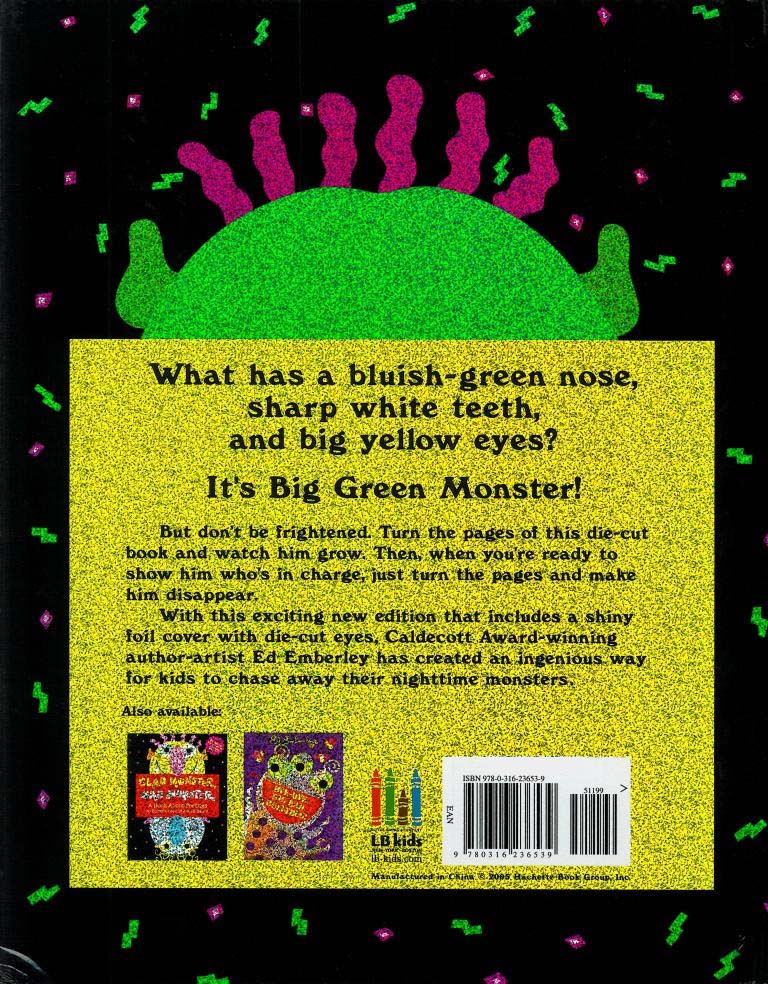 Go Away, Big Green Monster! – The Literacy Store