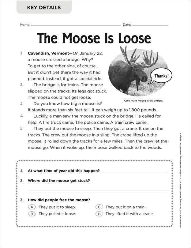 Informational Texts for Striving Readers – The Literacy Store