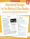 Informational Passages for Text Marking & Close Reading