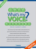 What's My Voice? Fluency Cards Digital