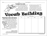 Writing Parent Pack: Specific Vocabulary (Word Choice), Item: 505